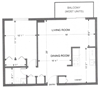 1 Bed 1 Bath